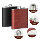 Hip Flasks for Liquor, Drinking Vessels for Whiskey Vodka Rum Gin More