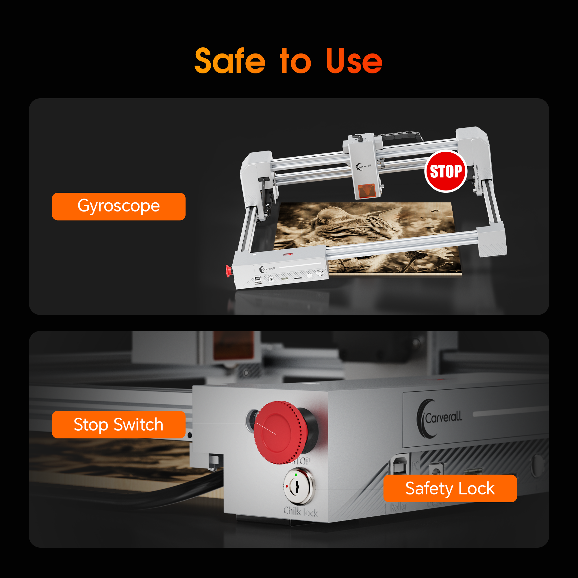 Carverall JL9 20W WiFi Laser Engraver for Wood, Acrylic, Leather & Small Business Projects