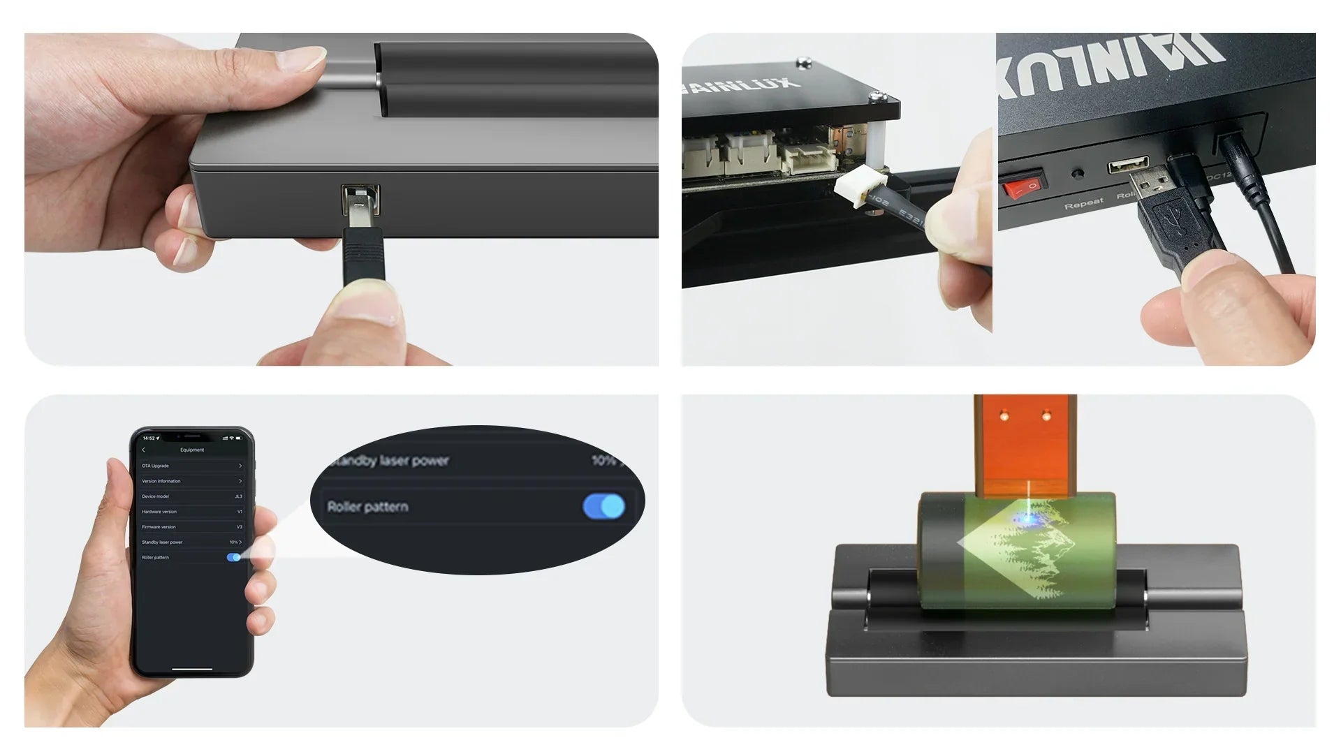 Carverall MD3 Laser Engraving Rotary Module