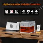 A1Pro 10W Mini WiFi Laser Engraver for Beginners and Home DIY Projects