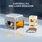 Carverall K4 3W Compact WiFi Laser Engraver for DIY Crafts and Personalized Gifts