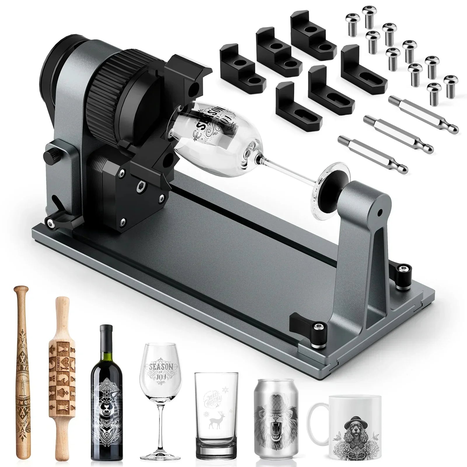 MD18 Multi-Functional Rotary Chuck | Tool Kit for Cylindrical objects